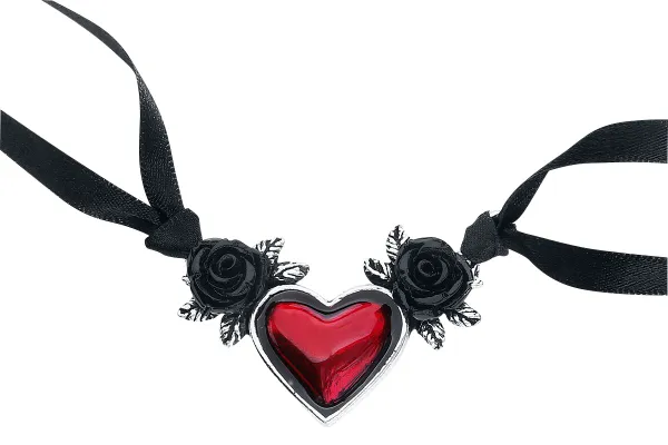 Alchemy Gothic Blood Heart Halsband multicolor