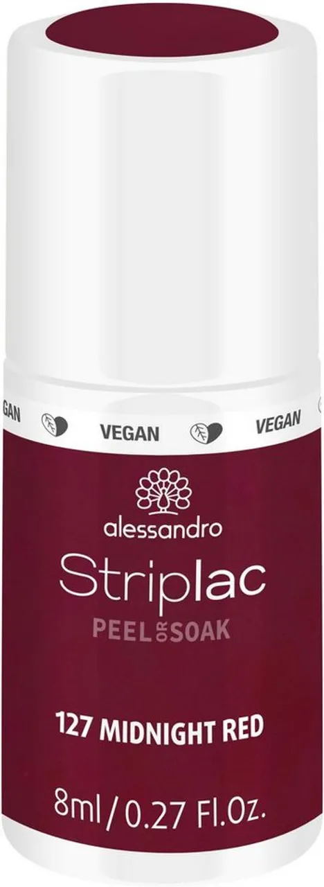 alessandro international UV-Nagellack Striplac PEEL OR SOAK, vegan