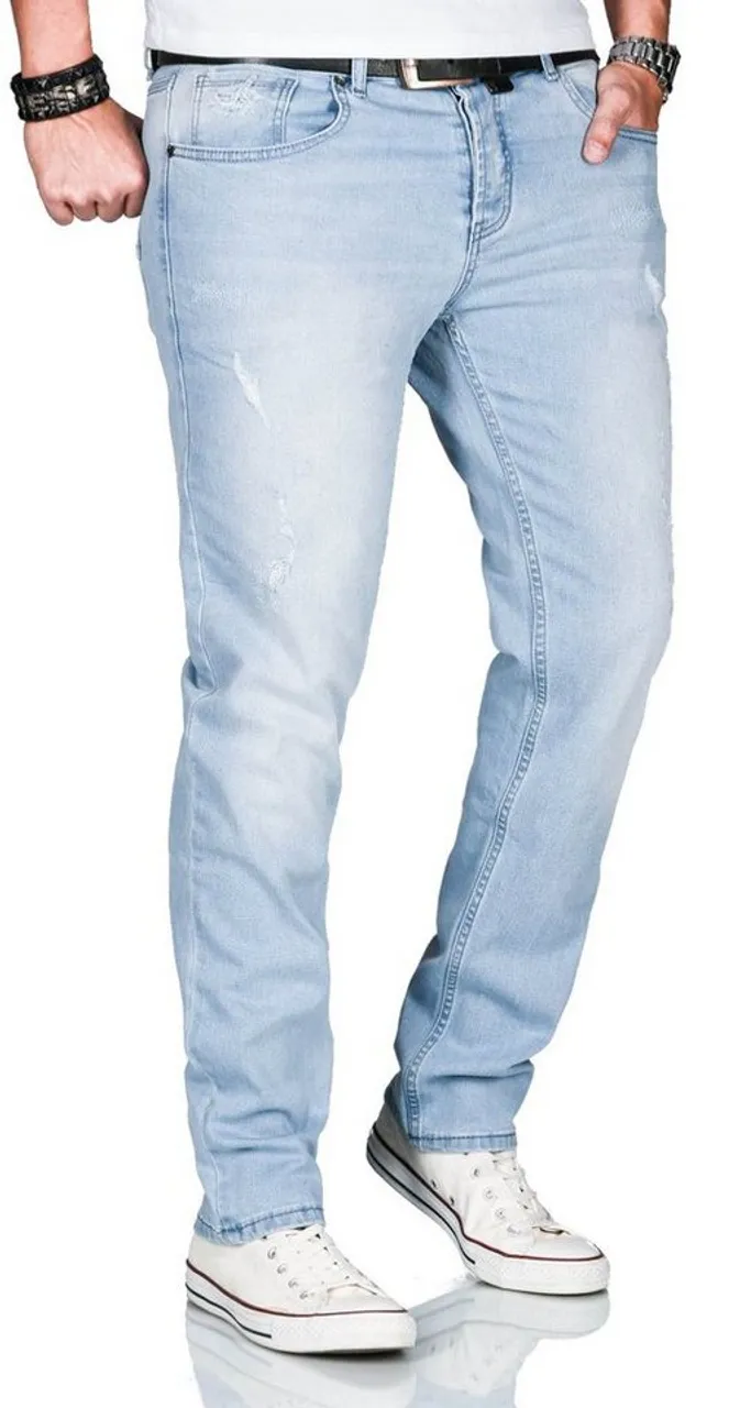 Alessandro Salvarini Slim-fit-Jeans ASCatania mit used look Effekt und mit 2% Elasthan