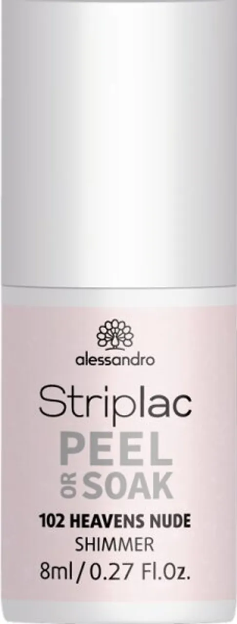 Alessandro Striplac Peel or Soak 102 Heavens Nude 8 ml