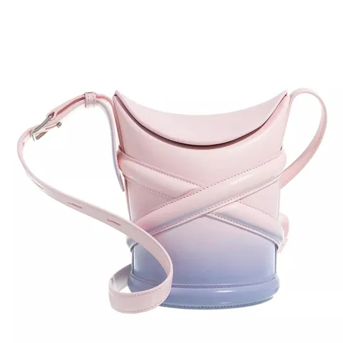 Alexander McQueen Beuteltasche - The Small Curve Bucket Bag - Gr. unisize - in Gold - für Damen