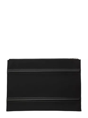 Alexander McQueen Kleine Handtaschen - Black Pouch With Harness Detail In Nylon - Gr. unisize - in Schwarz - für Damen