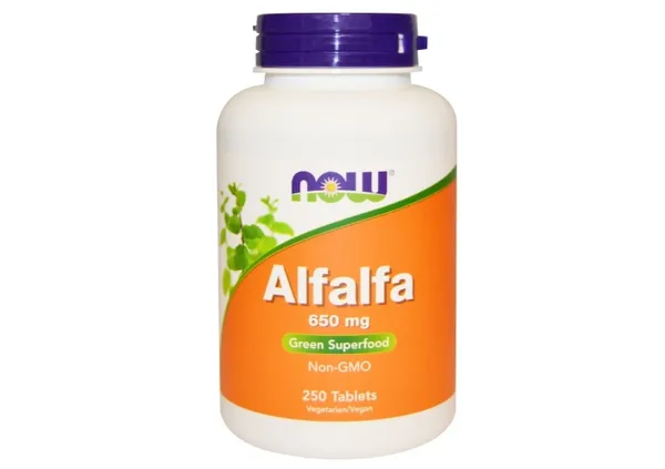 Alfalfa 650 mg (250 tablets) - Now Foods