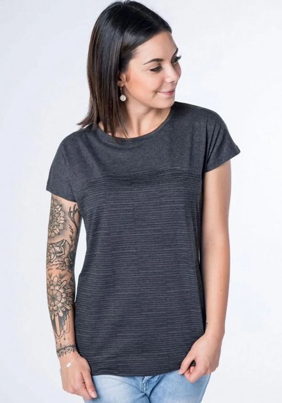 Alife & Kickin T-Shirt trendy Longshirt mit Streifen-oder Musterprints -  Preise vergleichen