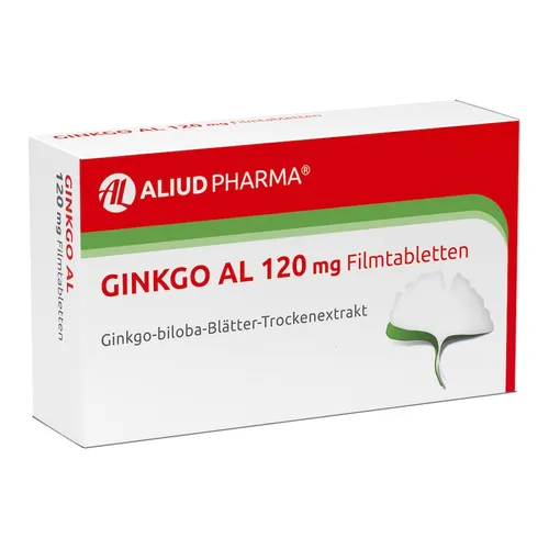 ALIUD Pharma - GINKGO AL 120 mg Filmtabletten Gedächtnis & Konzentration