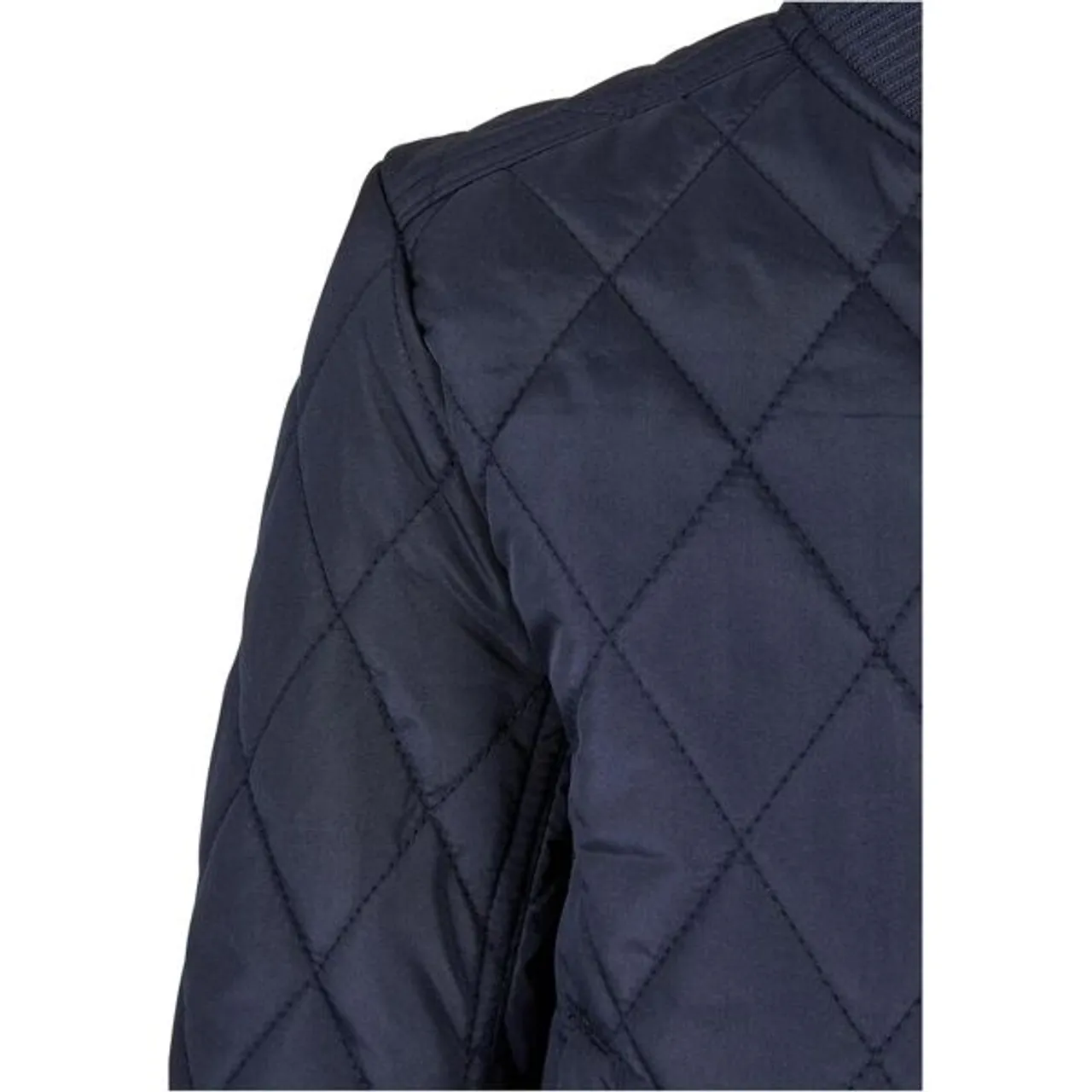 Allwetterjacke URBAN CLASSICS "Urban Classics Herren Boys Diamond Quilt Nylon Jacket" Gr. 146/152, blau (navy) Herren Jacken Übergangsjacken