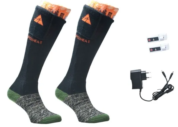Alpenheat Wool Socks AJ27 - Set 1 (Wolle) - beheizte Socken
