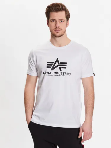 Alpha Industries 2er-Set T-Shirts Basic 106524 Weiß Regular Fit