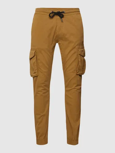Alpha Industries Cargohose mit Label-Details Modell 'Twill' in Sand