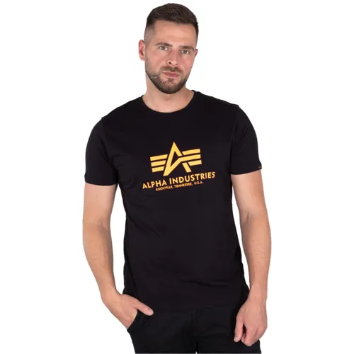Alpha Industries Herren Basic Print T-Shirt
