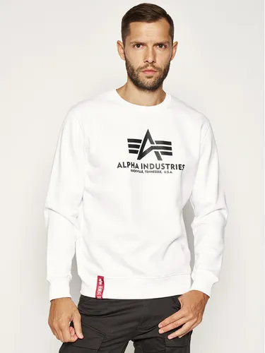 Alpha Industries Sweatshirt Basic 178302 Weiß Regular Fit