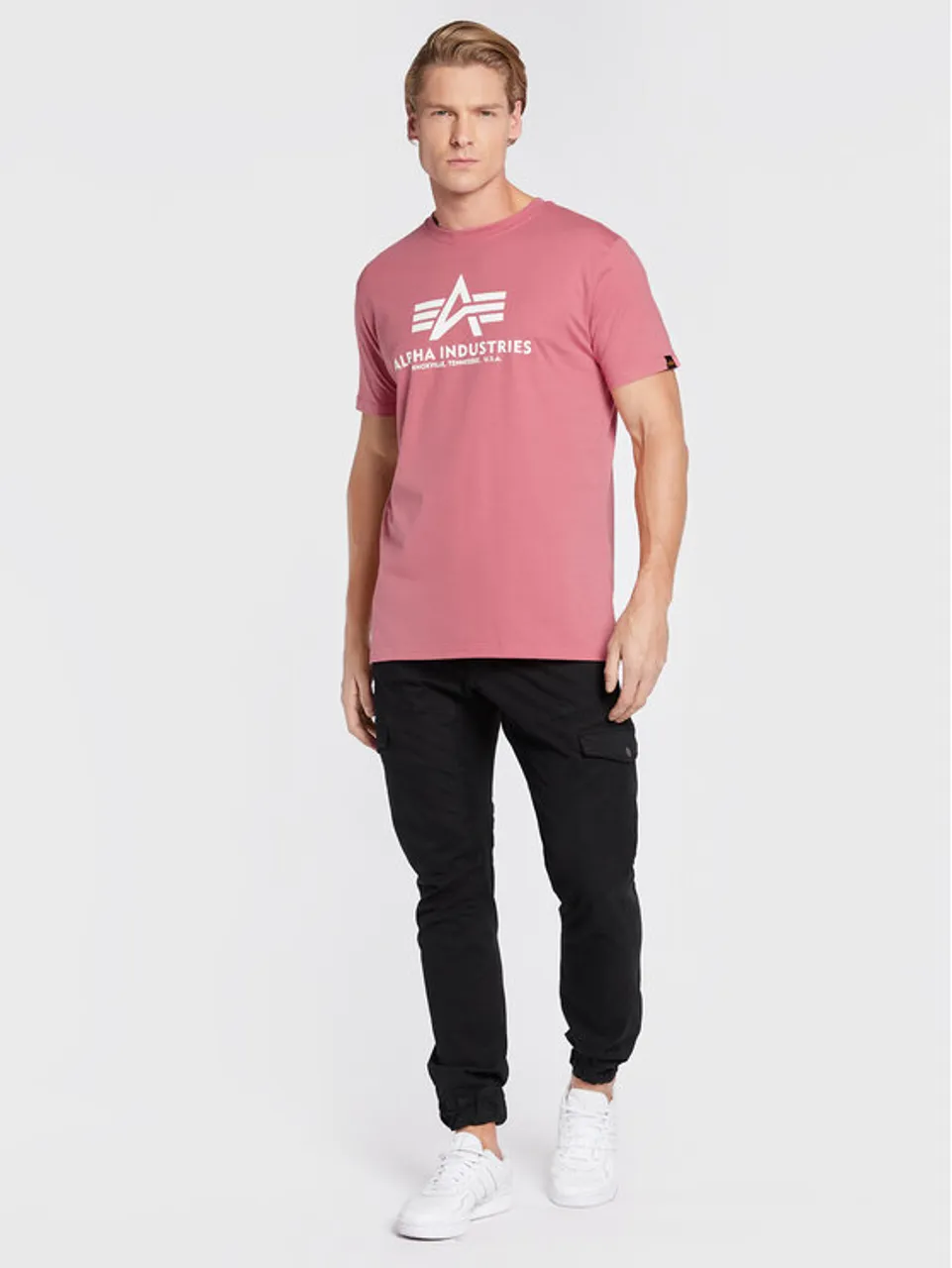 Alpha Industries T-Shirt Basic 100501 Rosa Regular Fit