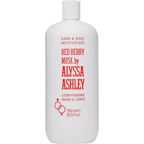 Alyssa Ashley - Red Berry Musk Hand & Body Lotion Körperpflege 750 ml Damen