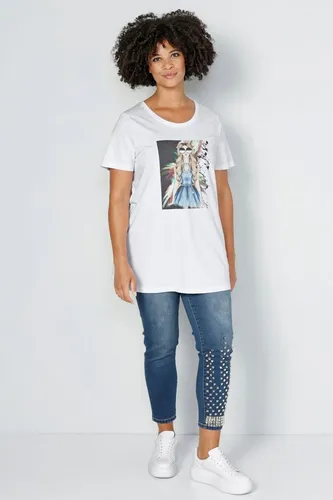 Angel of Style Rundhalsshirt T-Shirt Classic Fit Frauen-Motiv Rundhals Halbarm