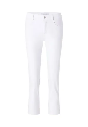 ANGELS 7/8-Jeans CICI CROP SLIT SPARKLE white