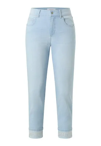 ANGELS Slim-fit-Jeans CICI CROP WORD bleached blue used