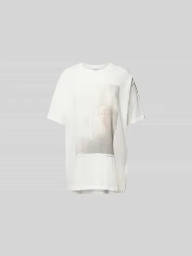 Anine Bing Oversized T-Shirt mit Foto-Print in Ecru