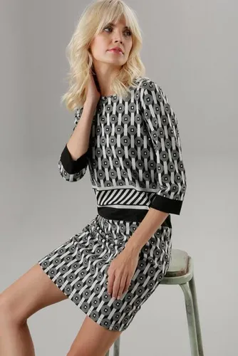 Aniston Selected Jerseykleid mit bunten Punkten - Preise vergleichen