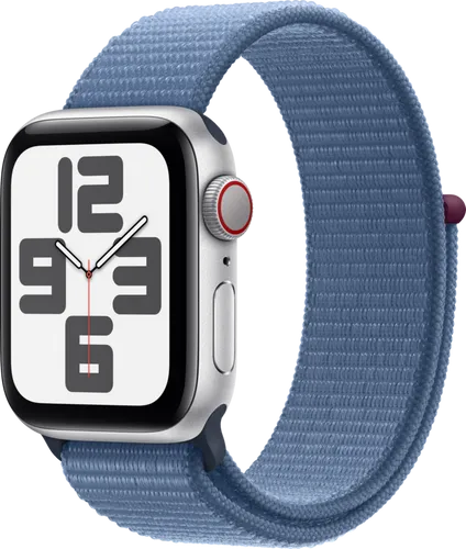 Apple Watch SE (2022) 4G 40 mm Silber Aluminium Sport Loop
