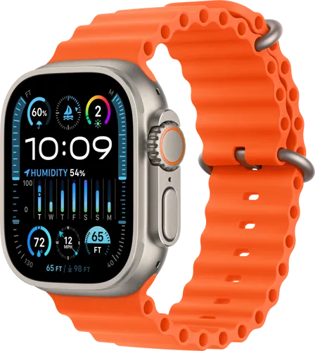 Apple Watch Ultra 2 4G 49 mm Ocean Armband Orange