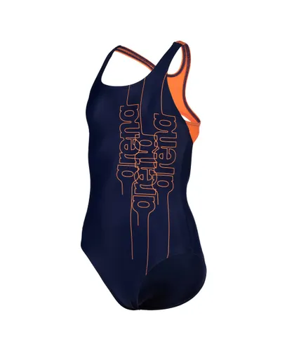arena Girl's Swim PRO Back Graphic L One Piece Swimsuit