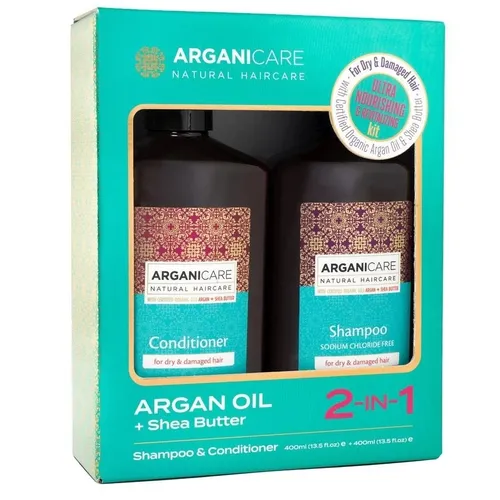 Arganicare - Duo Shampoo + Conditioner Argan Haarpflegesets