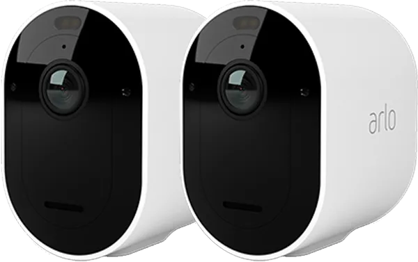 Arlo Pro 5 Überwachungskamera Weiß Doppelpack