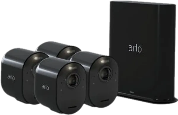 Arlo Ultra 2 Überwachungskamera 4K Schwarz 4er-Pack