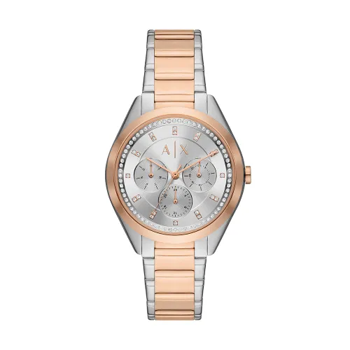 Armani Exchange Damen Quarz Uhr mit Armband LADY GIACOMO
