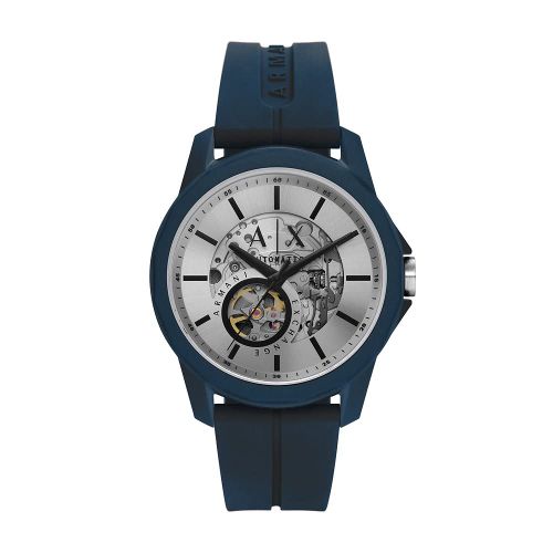 Armani Exchange Herren Automatisch 3 Zeiger Uhr mit Armband