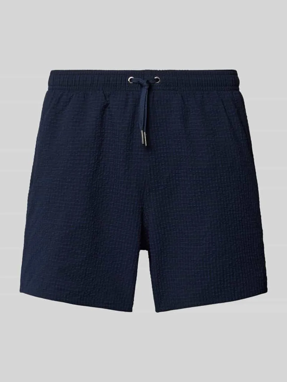 ARMANI EXCHANGE Regular Fit Shorts mit elastischem Bund in Marine