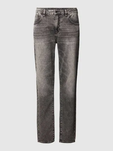 ARMANI EXCHANGE Slim Fit Jeans  mit Knopfverschluss in Anthrazit