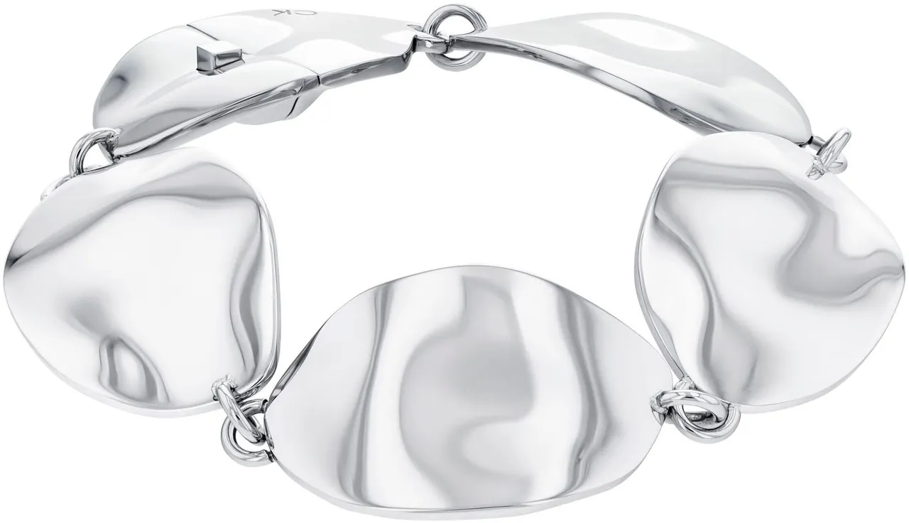 Armband CALVIN KLEIN "CK REFLECT, 35000619" Armbänder Gr. Edelstahl, silberfarben (edelstahlfarben) Damen Armbänder Silber