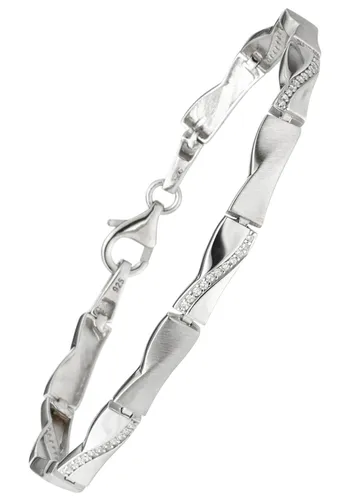Armband JOBO Armbänder Gr. Silber 925 (Sterlingsilber), silberfarben (silber 925, weiß) Damen Armbänder Silber