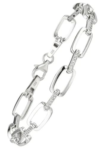 Armband JOBO Armbänder Gr. Silber 925 (Sterlingsilber), silberfarben (silber 925, weiß) Damen Armbänder Silber
