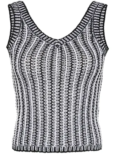 Arrigo striped knitted top
