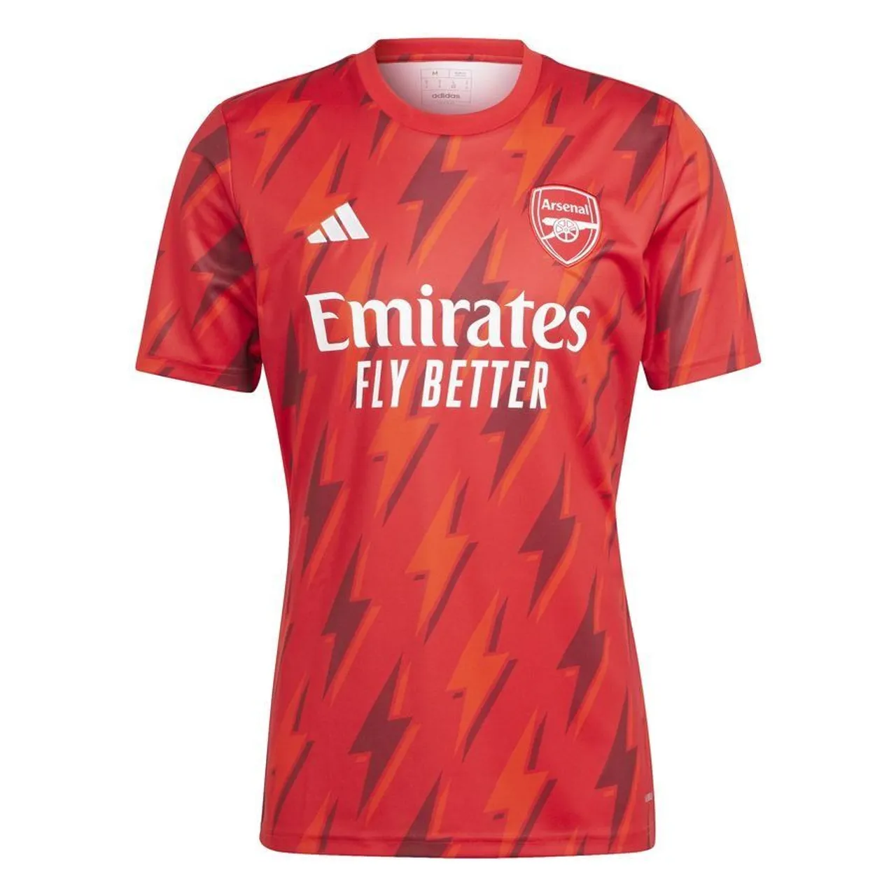 Arsenal Training T-Shirt Pre Match - Better Scarlet/Weiß