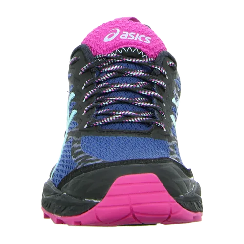 asics GEL-FujiTrabuco 5 Damen Trail-Runningschuhe blau pink für Damen, blau