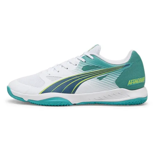 Attacourt PUMA White-Ocean Tropic-Sparkling Green-Lime Squeeze
