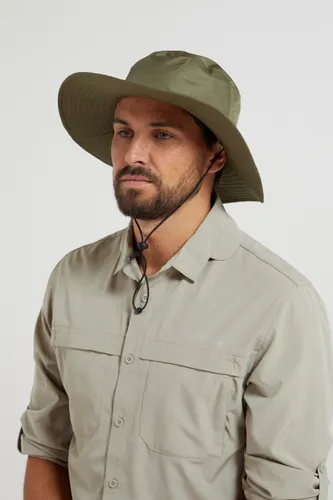 Australischer Hut mit breiter Krempe - Khaki