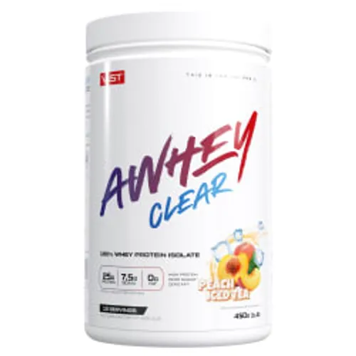AWHEY - 100%  Clear Whey Protein Isolate - 450g - Peach Ice Tea