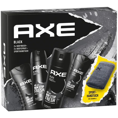 Axe Geschenkset "Black" Pflegeset mit Bodyspray