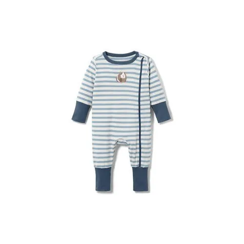 Baby-Pyjama - Blau/Gestreift - Baby - Gr.: 98/104