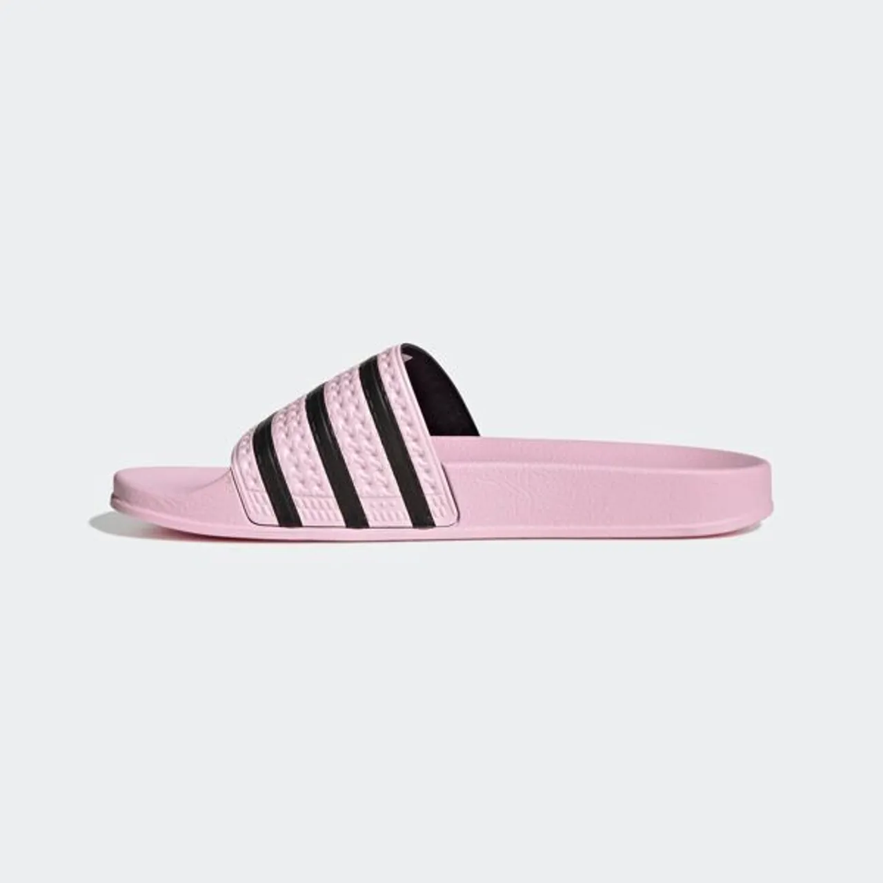 Badesandale ADIDAS ORIGINALS "ADILETTE" Gr. 37, pink (clear pink, core black, clear pink) Schuhe Badelatschen Pantolette Schlappen Bade-Schuhe
