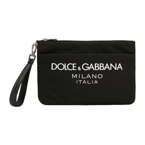 Bags,Schwarze Baumwoll-Elastan-Taschen Dolce & Gabbana