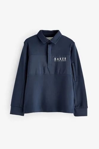 Baker by Ted Baker Langarm-Poloshirt Baker by Ted Baker Langarm-Poloshirt mit Einsatz (1-tlg)