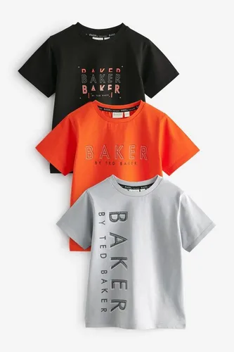 Baker by Ted Baker T-Shirt Baker by Ted Baker T-Shirt mit Grafik, 3er-Pack (3-tlg)