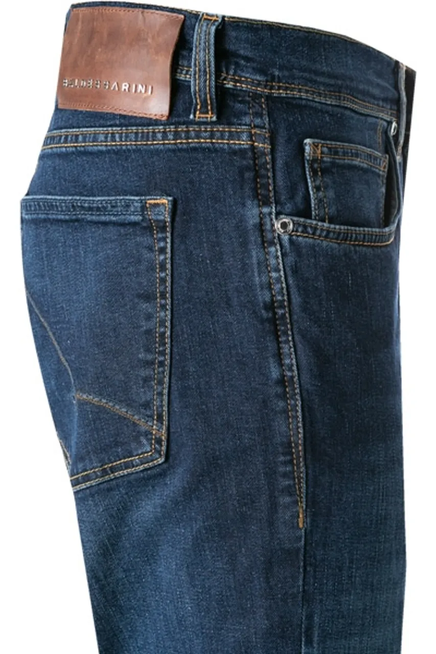 BALDESSARINI Herren Jeans blau Baumwoll-Stretch
