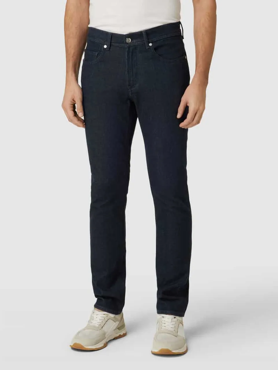 Baldessarini Regular Fit Jeans im 5-Pocket-Design Modell 'Jack' in Dunkelblau