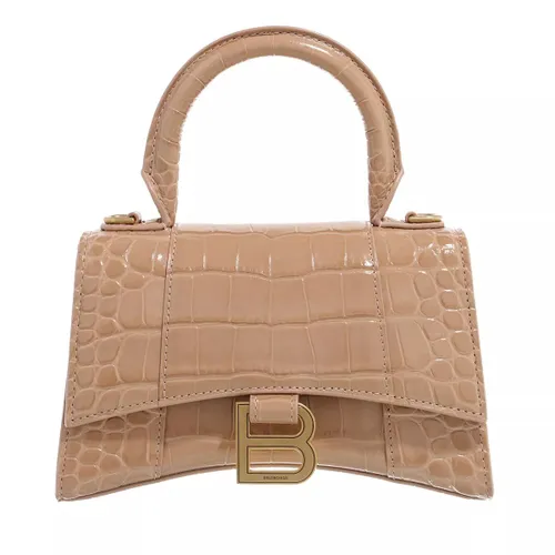 Balenciaga Satchel Bag - Hourglass Top Handle Bag - Gr. unisize - in Beige - für Damen